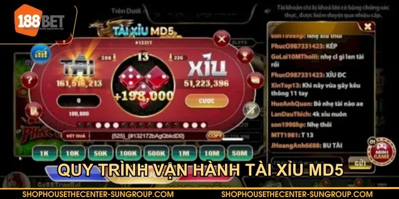 Quy trình vận hành Tài Xỉu MD5 minh bạch và an toàn